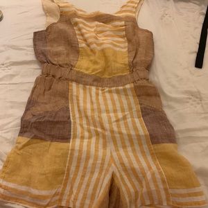 Multicolor anthropology romper